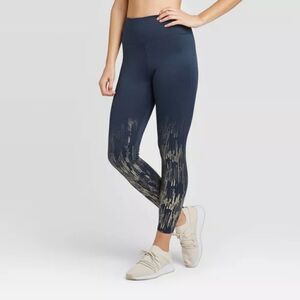 Women's High-Waisted 7/8 Shine Leggings JoyLab L New